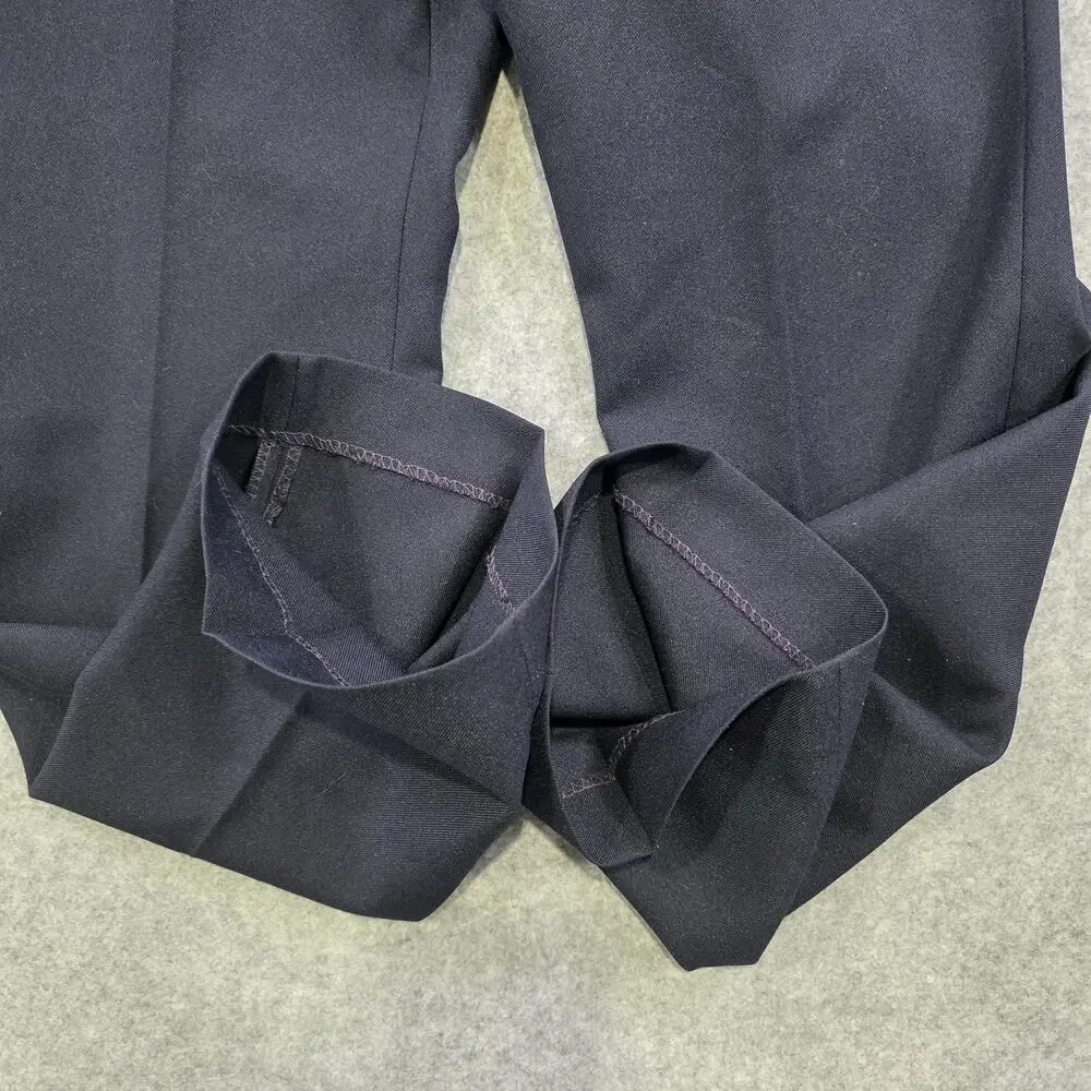 Vintage 70s Levis Panatela Pants Mens 34x30‎ Blue Dress Flat Front Straight Leg
